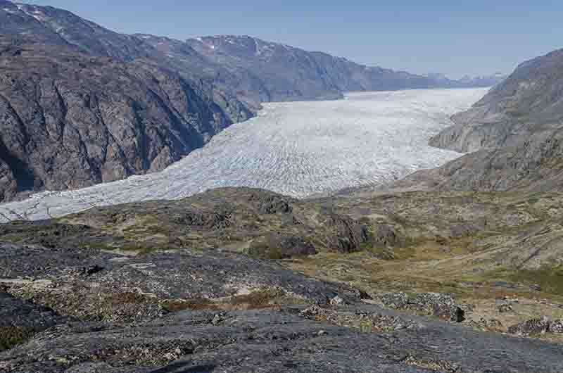 118 - Groenlandia - fiordo Tunulliarfik - Narsarsuaq - valle de las Mil Flores - glaciar Kiattuut